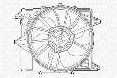 MAGNETI MARELLI 069422345010 -  Вентилятор, охлаждение двигателя